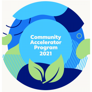 logo for the facebook community accelerator program 2021